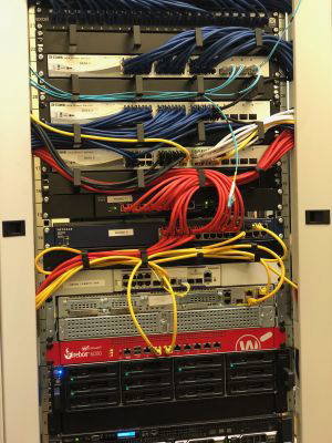 The New Main Comms Cabinet at Gloucester Cathedral